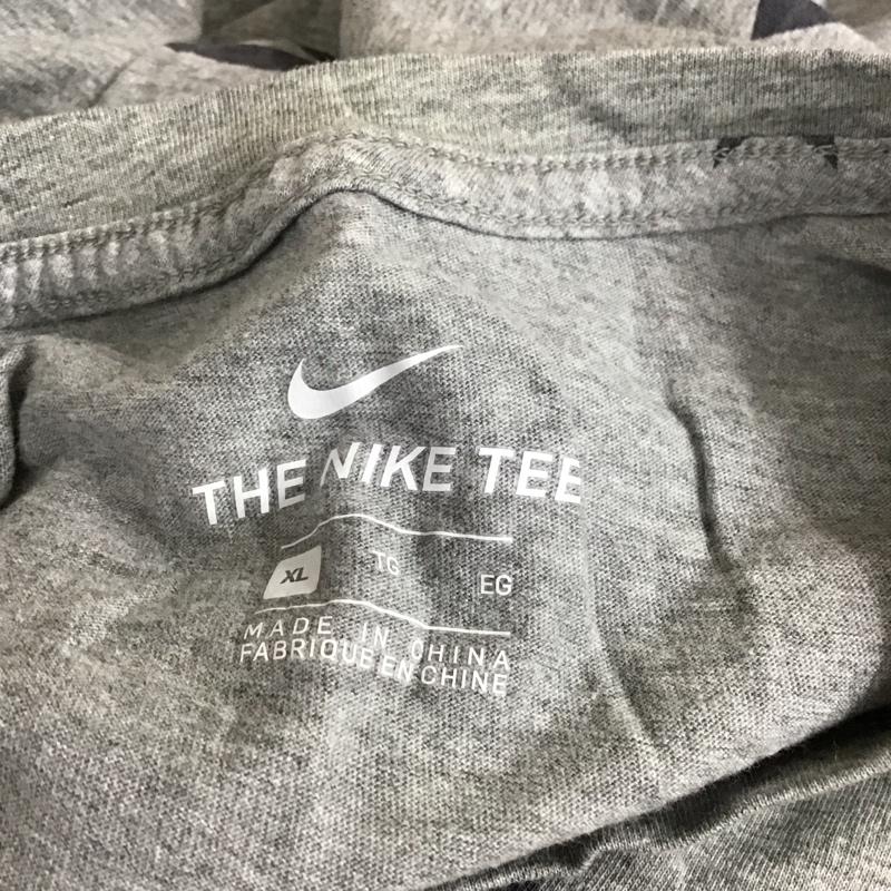 ナイキ NIKE Tシャツ 半袖 ct6557-063 プレヒートAOPTシャツ 半袖カットソー プリントTシャツ XL プリント 灰 / グレー /  メンズ USED 古着 中古 10114669