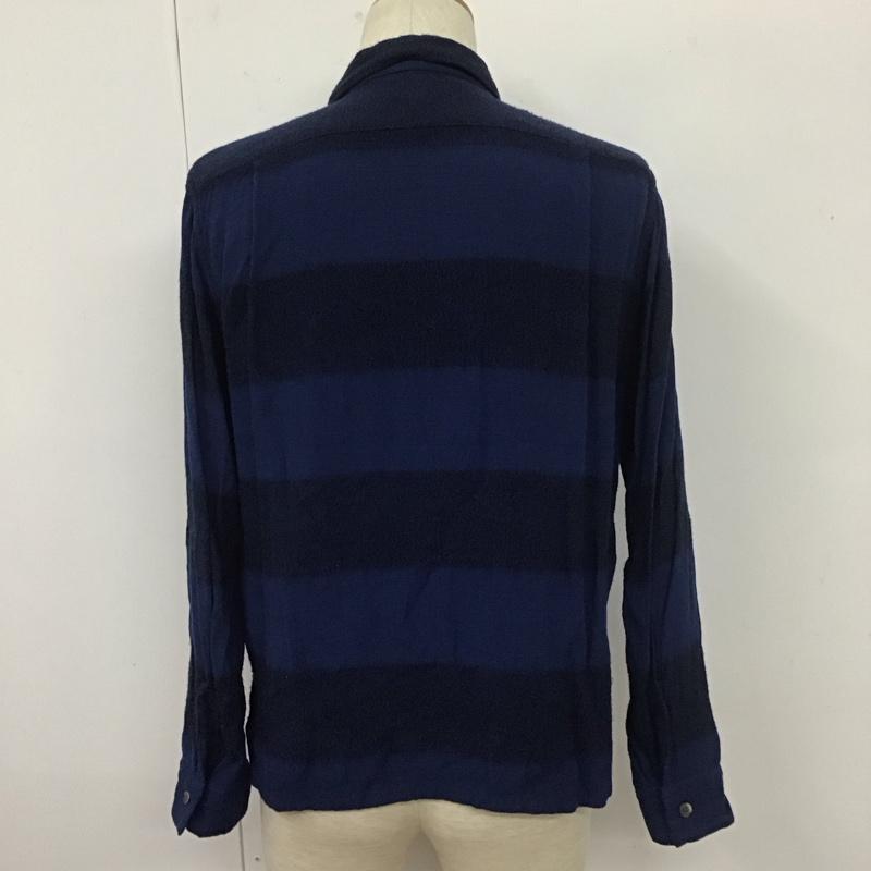 クーティー COOTIE シャツ、ブラウス 長袖 L 無地 青 / ブルー /  メンズ USED 古着 中古 10108064