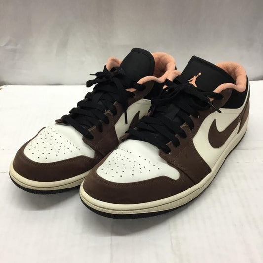 ナイキ NIKE スニーカー スニーカー DC6991-200 AIR JORDAN 1 LOW SE 29cm 29.0cm ロゴ、文字 黒 / ブラック / X 茶 / ブラウン / X オフホワイト / オフホワイト / X 桃 / ピンク /  メンズ USED 古着 中古 10122355