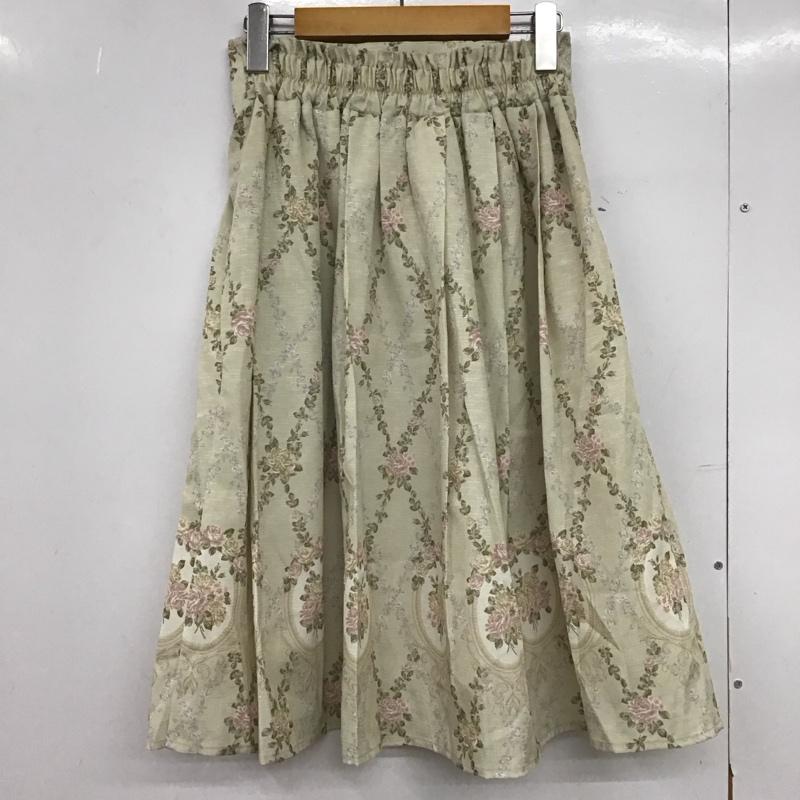 アクシーズファム axes femme スカート ひざ丈スカート FREE 総柄 X 花柄 マルチカラー / マルチカラー /  レディース USED 古着 中古 10147222