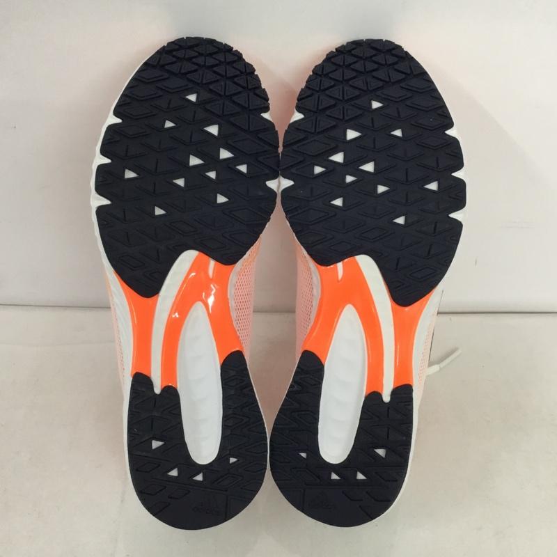 アディダス adidas スニーカー スニーカー F34064 adizero rc ランニングシューズ 23cm 箱有 23.0cm ロゴ、文字 橙 / オレンジ / X 白 / ホワイト / X 黒 / ブラック /  レディース USED 古着 中古 10147907