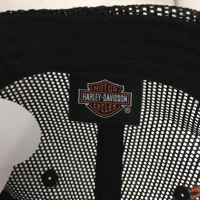ハーレーダビッドソン Harley-Davidson 帽子 キャップ BR-C50290105 SHINJUKU メッシュキャップ ロゴ、文字 黒 / ブラック /  メンズ USED 古着 中古 10137889
