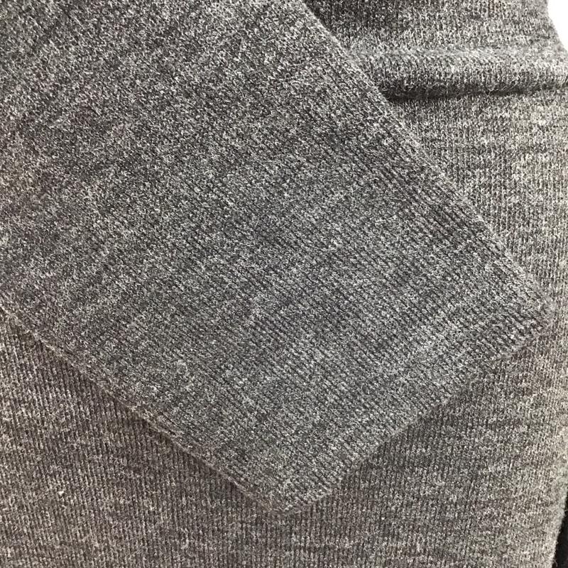 ザラ ZARA ワンピース ロングスカート 長袖ロングワンピース フレアワンピース 切り替えワンピース XL 無地 灰 / グレー /  レディース USED 古着 中古 10118564