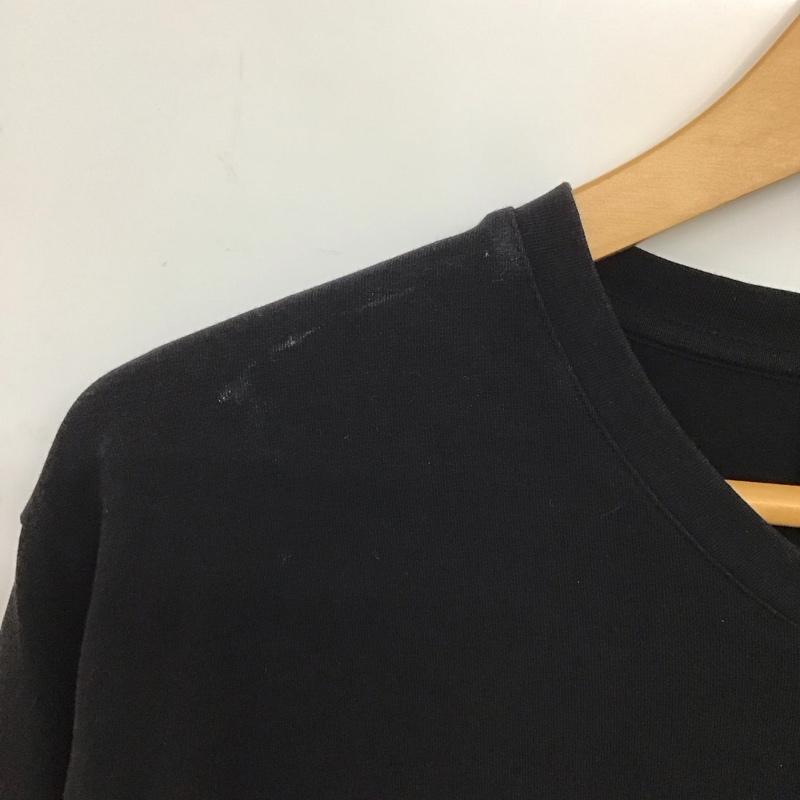 エンポリオアルマーニ EMPORIO ARMANI カットソー 長袖 長袖カットソー プリントカットソー クルーネック L ロゴ、文字 黒 / ブラック /  メンズ USED 古着 中古 10136158