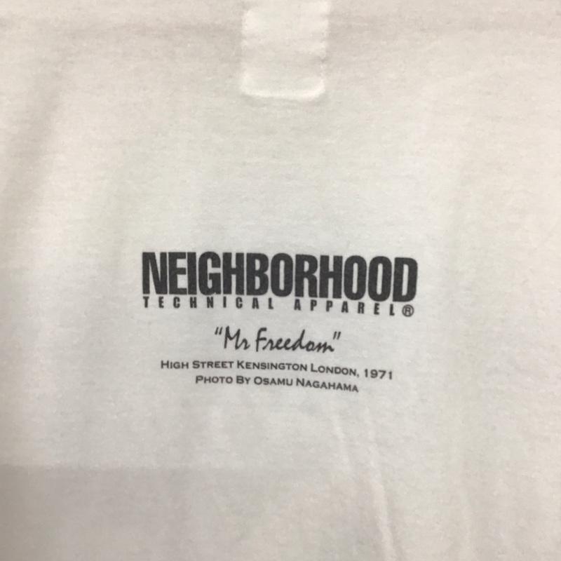 ネイバーフッド NEIGHBORHOOD Tシャツ 半袖 半袖カットソー プリントTシャツ クルーネックカットソー 4 プリント 白 / ホワイト /  メンズ USED 古着 中古 10132675