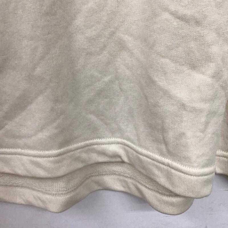 スタディオクリップ studio CLIP トレーナー 長袖 長袖トレーナー スウェット ワイドネック プルオーバー L 無地 アイボリー / アイボリー /  レディース USED 古着 中古 10145121