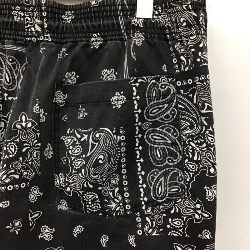 フリークスストア FREAK S STORE パンツ ワークパンツ、ペインターパンツ ワイドパンツ カジュアルパンツ ワークパンツ L プリント ダークグレー / ダークグレー /  メンズ USED 古着 中古 10145987