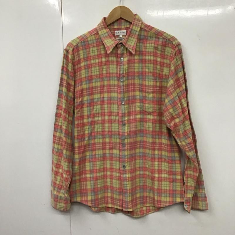 ポールスミス Paul Smith シャツ、ブラウス 長袖 長袖シャツ チェックシャツ カラーシャツ L チェック マルチカラー / マルチカラー /  メンズ USED 古着 中古 10130698
