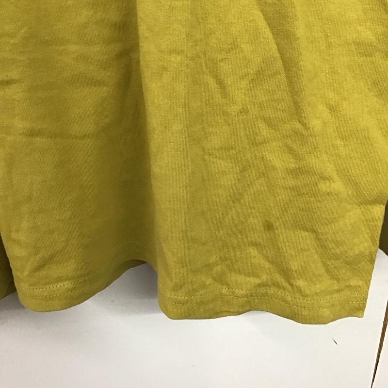 ニコアンド niko and... カットソー 長袖 長袖カットソー プリントカットソー クルーネック FREE プリント マスタード / マスタード /  レディース USED 古着 中古 10142490