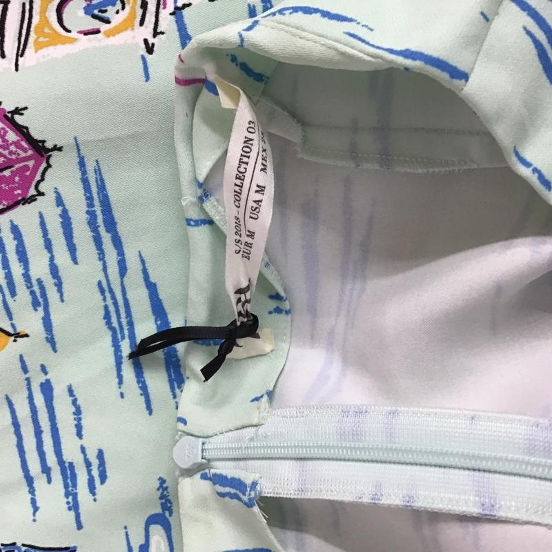 ザラ ZARA スカート ロングスカート ロングスカート タイトスカート スリット M プリント マルチカラー / マルチカラー /  レディース USED 古着 中古 10129311