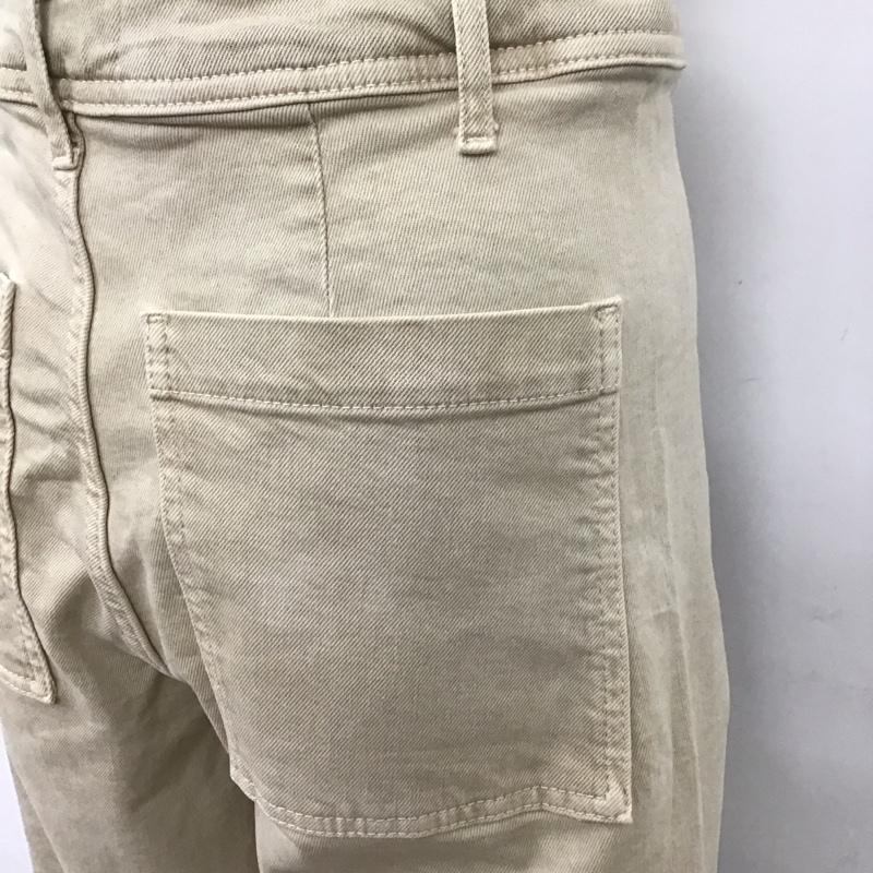 ザラ ZARA ボトムス ボトムス ワイドパンツ カットオフ 無地 ベージュ / ベージュ /  レディース USED 古着 中古 10109430
