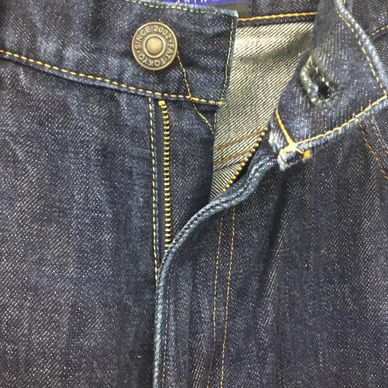 エフエイティー FAT パンツ デニム、ジーンズ デニムパンツ ワイドパンツ ストレートパンツ カジュアルパンツ 無地 インディゴ / インディゴ /  メンズ USED 古着 中古 10115638