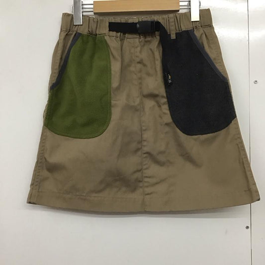ゴースローキャラバン go slow caravan スカート ミニスカート ミニスカート タイトスカート カジュアルスカート 1 無地 ベージュ / ベージュ /  レディース USED 古着 中古 10142472