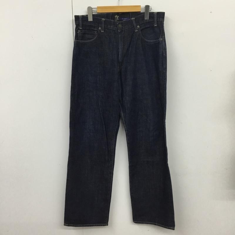 エフエイティー FAT パンツ デニム、ジーンズ デニムパンツ ワイドパンツ ストレートパンツ カジュアルパンツ 無地 インディゴ / インディゴ /  メンズ USED 古着 中古 10115638