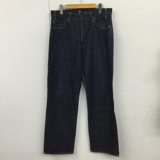 エフエイティー FAT パンツ デニム、ジーンズ デニムパンツ ワイドパンツ ストレートパンツ カジュアルパンツ 無地 インディゴ / インディゴ /  メンズ USED 古着 中古 10115638