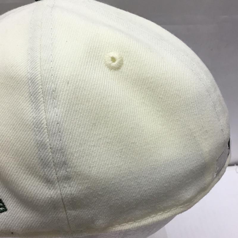 ニューエラ NEW ERA 帽子 キャップ LA 59FIFTY ロゴ、文字 緑 / グリーン / X アイボリー / アイボリー /  メンズ USED 古着 中古 10109595