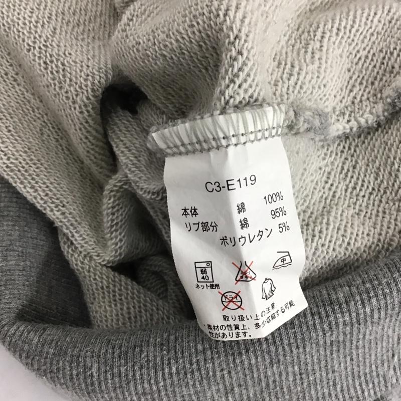 チャンピオン Champion パーカー 長袖 フーディ プルオーバー L プリント X ロゴ、文字 灰 / グレー /  メンズ USED 古着 中古 10108379