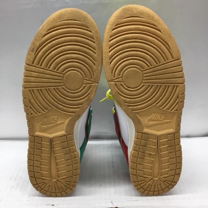 ナイキ NIKE スニーカー スニーカー DH0952-100 DUNK LOW SE 27.5cm 箱有 Free 99 27.5cm ロゴ、文字 白 / ホワイト / X 茶 / ブラウン / X 赤 / レッド / X 黄 / イエロー / X 緑 / グリーン / X 水色 / ライトブルー /  メンズ USED 古着 中古 10107569