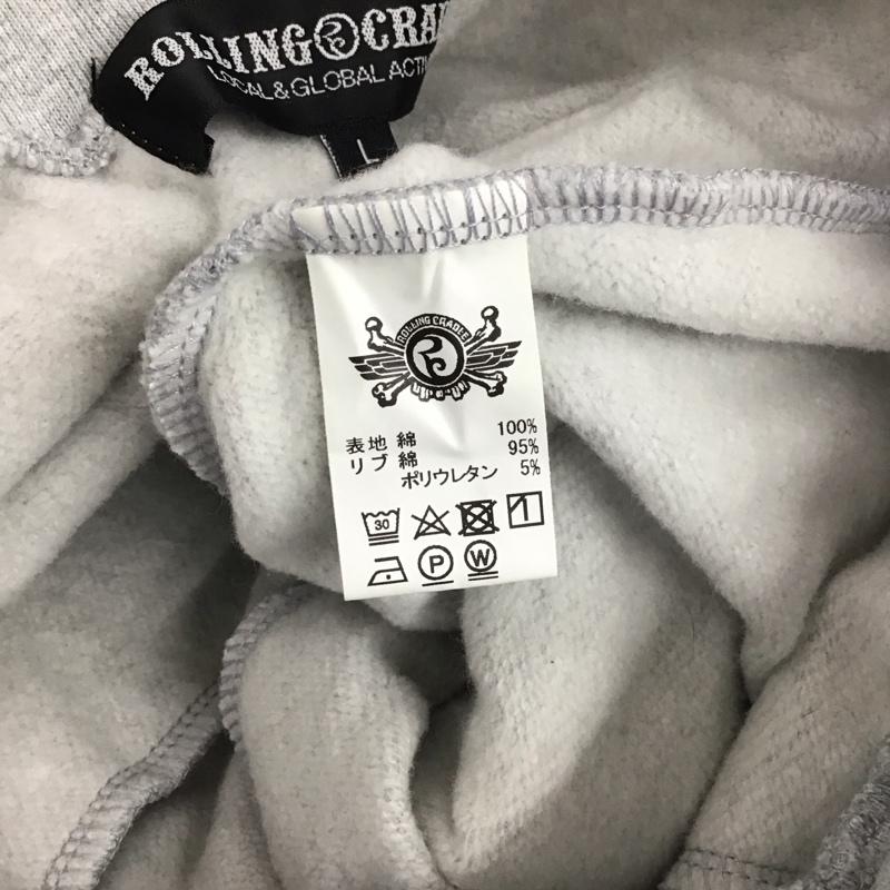 ローリングクレイドル ROLLING CRADLE パンツ ワークパンツ、ペインターパンツ ワイドパンツ カジュアルパンツ ワークパンツ スウェットパンツ L 無地 灰 / グレー /  メンズ USED 古着 中古 10148296