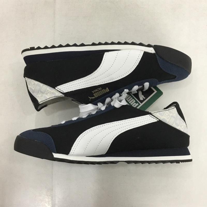 プーマ PUMA スニーカー スニーカー 398332-03 ROMA VERSATILE MULE 23.5cm 箱有 23.5cm ロゴ、文字 黒 / ブラック / X 白 / ホワイト / X 紺 / ネイビー /  レディース USED 古着 中古 10151177