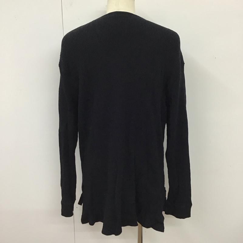 ハレ HARE カットソー 長袖 長袖カットソー クルーネックカットソー ロングスリーブカットソー プリントTシャツ M 無地 紺 / ネイビー /  メンズ USED 古着 中古 10119015