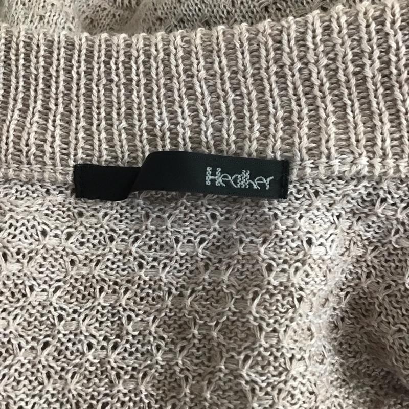 ヘザー Heather カーディガン 長袖 HE070078CF ボレロ FREE 無地 桃 / ピンク /  レディース USED 古着 中古 10112037
