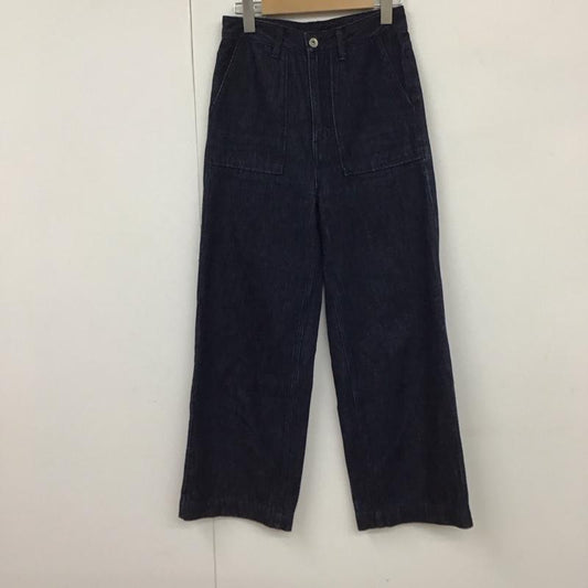 アーバンリサーチ URBAN RESEARCH パンツ デニム、ジーンズ デニムパンツ ワイドパンツ カジュアルパンツ S 無地 インディゴ / インディゴ /  レディース USED 古着 中古 10130924