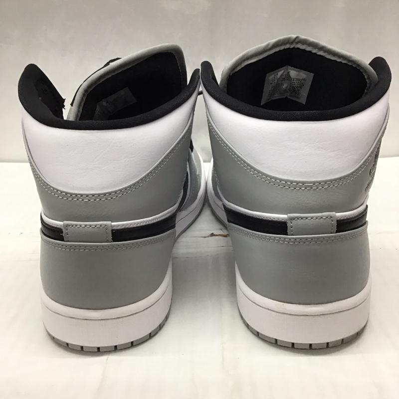 ナイキ NIKE スニーカー スニーカー 554724-092 AIR JORDAN 1 MID 29cm 箱有 29.0cm ロゴ、文字 白 / ホワイト / X 灰 / グレー / X 黒 / ブラック /  メンズ USED 古着 中古 10118202