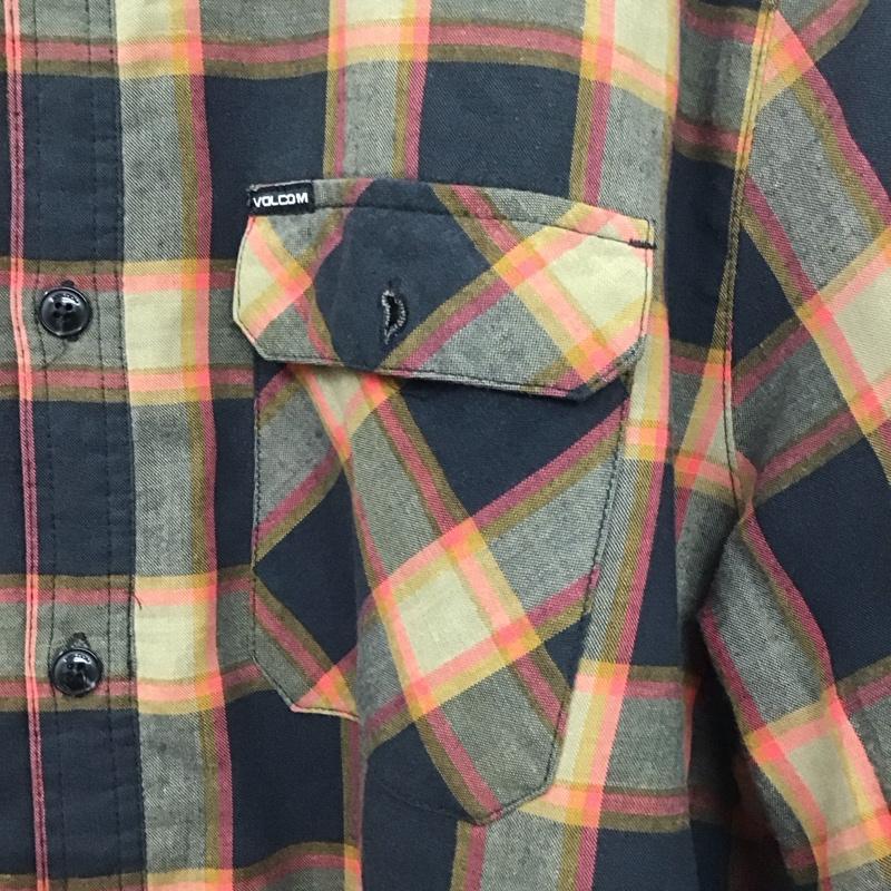 ボルコム VOLCOM シャツ、ブラウス 長袖 長袖シャツ チェックシャツ カラーシャツ L チェック マルチカラー / マルチカラー /  メンズ USED 古着 中古 10131501