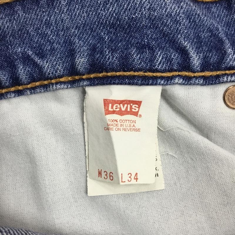 リーバイストラウスアンドコー Levi Strauss & co. パンツ デニム、ジーンズ デニムパンツ ストレートパンツ ワイドパンツ カジュアルパンツ 36 無地 インディゴ / インディゴ /  メンズ USED 古着 中古 10116232