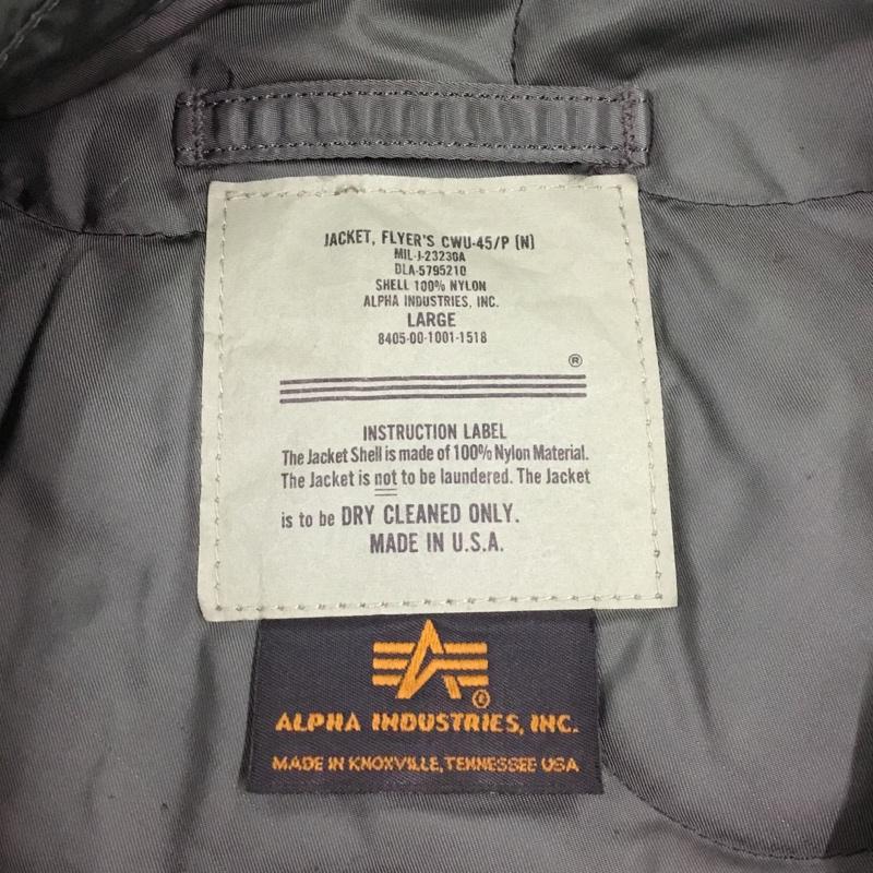 アルファインダストリー Alpha Industries ジャケット、上着 フライトジャケット MIL-J-23230A USA製 L 無地 カーキ / カーキ /  メンズ USED 古着 中古 10121280