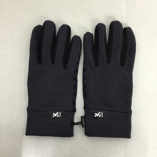 ミレー MILLET ファッション小物 手袋 MIV01833 ウォームストレッチトレックグローブ ロゴ、文字 紺 / ネイビー /  メンズ USED 古着 中古 10143669