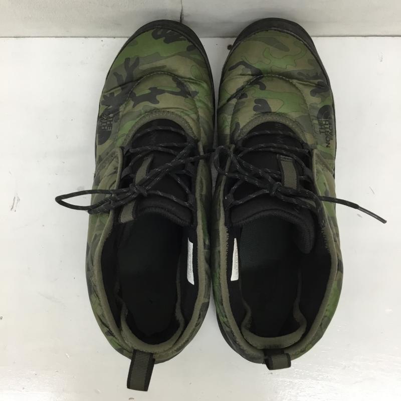 ザノースフェイス THE NORTH FACE ブーツ ショートブーツ NF0A7W4O チャッカブーツ 28.0cm カモフラージュ柄・迷彩 緑 / グリーン /  メンズ USED 古着 中古 10136323