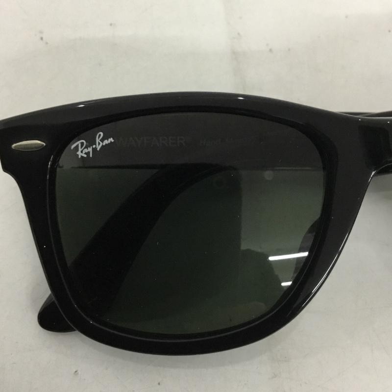 レイバン Ray-Ban めがね・サングラス サングラス RB2140-F WAYFARER カラーレンズ ケース付き ロゴ、文字 黒 / ブラック /  メンズ USED 古着 中古 10129411