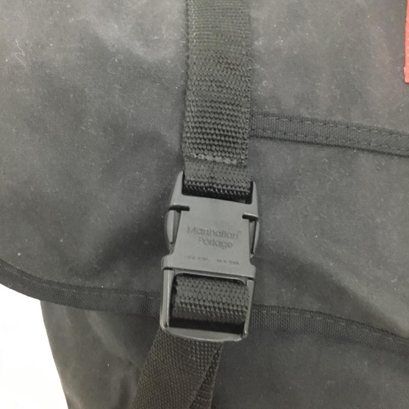 マンハッタンポーテージ Manhattan Portage メッセンジャーバッグ メッセンジャーバッグ ショルダーバッグ ロゴ、文字 黒 / ブラック /  メンズ USED 古着 中古 10150725