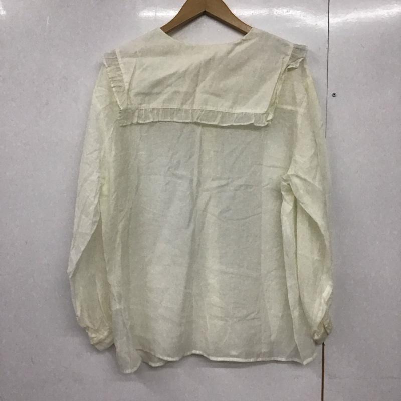 ローリーズファーム LOWRYS FARM シャツ、ブラウス 長袖 FREE 無地 白 / ホワイト /  レディース USED 古着 中古 10143998