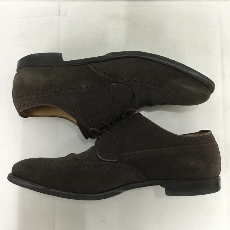 スコッチグレイン SCOTCH GRAIN シューズ シューズ 5395 ウイングチップ ビジネスシューズ 27 27.0cm 無地 ダークブラウン / ダークブラウン /  メンズ USED 古着 中古 10149665