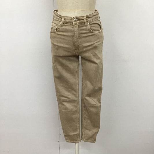 ザラ ZARA パンツ デニム、ジーンズ デニムパンツ スリムパンツ ストレッチパンツ ジーンズ 34インチ 無地 茶 / ブラウン /  レディース USED 古着 中古 10122497