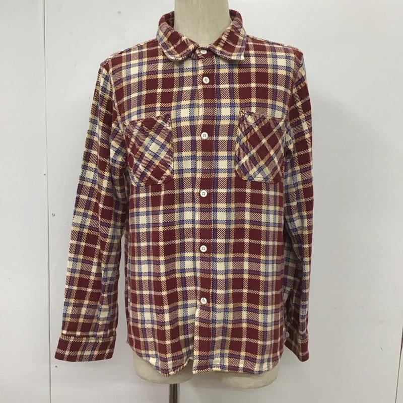 ファイブブラザー FIVE BROTHER シャツ、ブラウス 長袖 長袖シャツ カラーシャツ ポケットシャツ ネルシャツ チェックシャツ L チェック マルチカラー / マルチカラー /  メンズ USED 古着 中古 10109836
