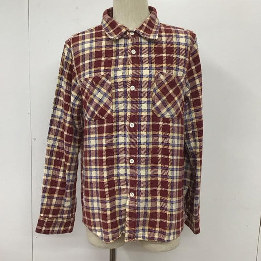 ファイブブラザー FIVE BROTHER シャツ、ブラウス 長袖 長袖シャツ カラーシャツ ポケットシャツ ネルシャツ チェックシャツ L チェック マルチカラー / マルチカラー /  メンズ USED 古着 中古 10109836