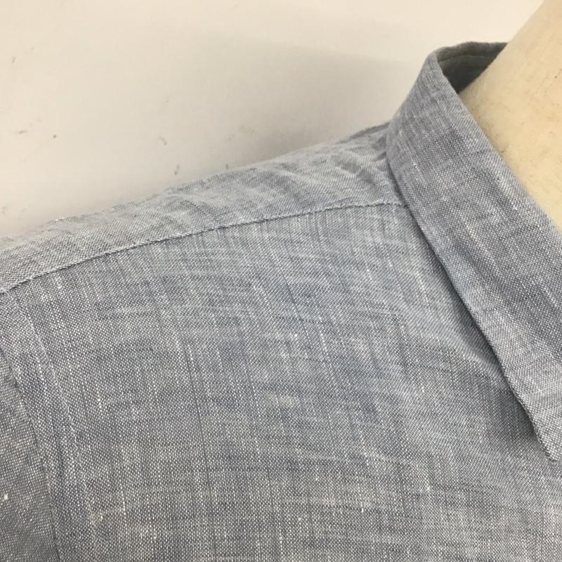 ポールスミス Paul Smith シャツ、ブラウス 長袖 長袖シャツ 無地シャツ カラーシャツ L 無地 水色 / ライトブルー /  メンズ USED 古着 中古 10125117