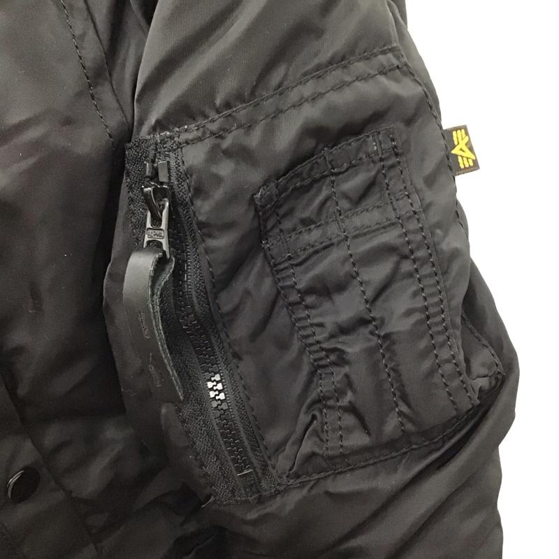 アルファインダストリー Alpha Industries ジャケット、上着 ジャケット、ブレザー ジップアップジャケット ジャンパー ジャケット カジュアルジャケット アウター S 無地 黒 / ブラック /  メンズ USED 古着 中古 10123125