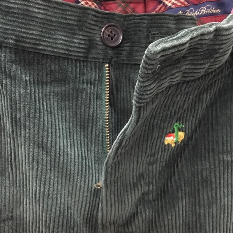 ブルックスブラザーズ BROOKS BROTHERS ボトムス ボトムス トナカイ クリスマス 32インチ 無地 緑 / グリーン /  メンズ USED 古着 中古 10111452