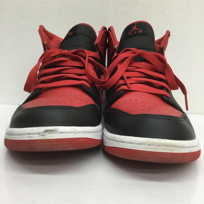 ナイキ NIKE スニーカー スニーカー AIR JORDAN 1 MID エアジョーダン 1 MID DQ8426-060 29.0cm ロゴ、文字 黒 / ブラック / X 赤 / レッド /  メンズ USED 古着 中古 10108136