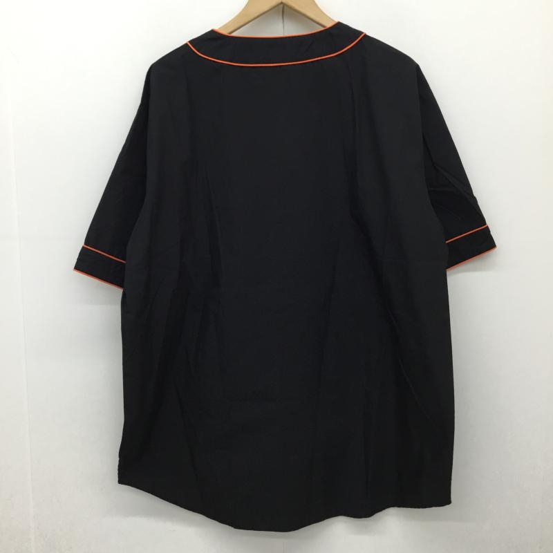 スタンダード カリフォルニア STANDARD CALIFORNIA シャツ、ブラウス 半袖 Baseball Shirt ベースボールシャツ XL ロゴ、文字 黒 / ブラック / X 橙 / オレンジ /  メンズ USED 古着 中古 10136535