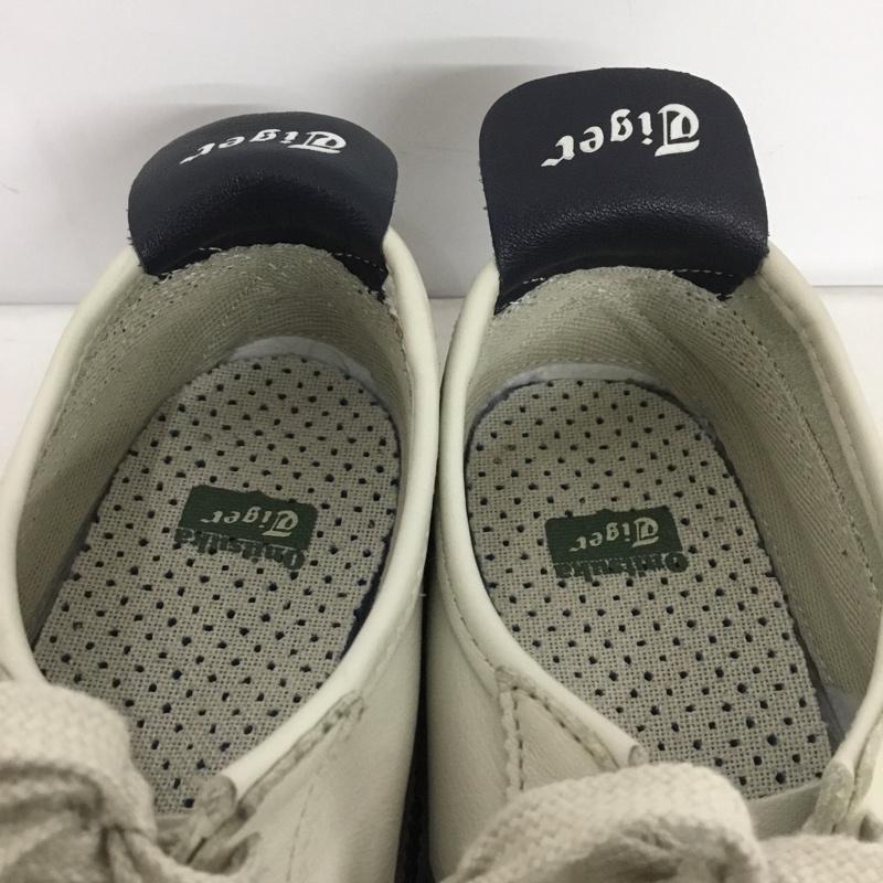 オニツカタイガー ONITSUKA TIGER スニーカー スニーカー 1183C102 MEXICO 66 27cm 27.0cm ロゴ、文字 紺 / ネイビー / X アイボリー / アイボリー /  メンズ USED 古着 中古 10142171