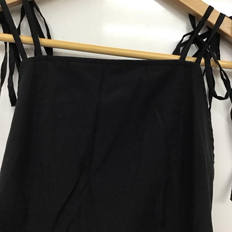 マウジー MOUSSY ワンピース ロングスカート 010GSS30-1890 OPENBACKFLAREドレス ロングワンピース キャミワンピ 1 無地 黒 / ブラック /  レディース USED 古着 中古 10135997