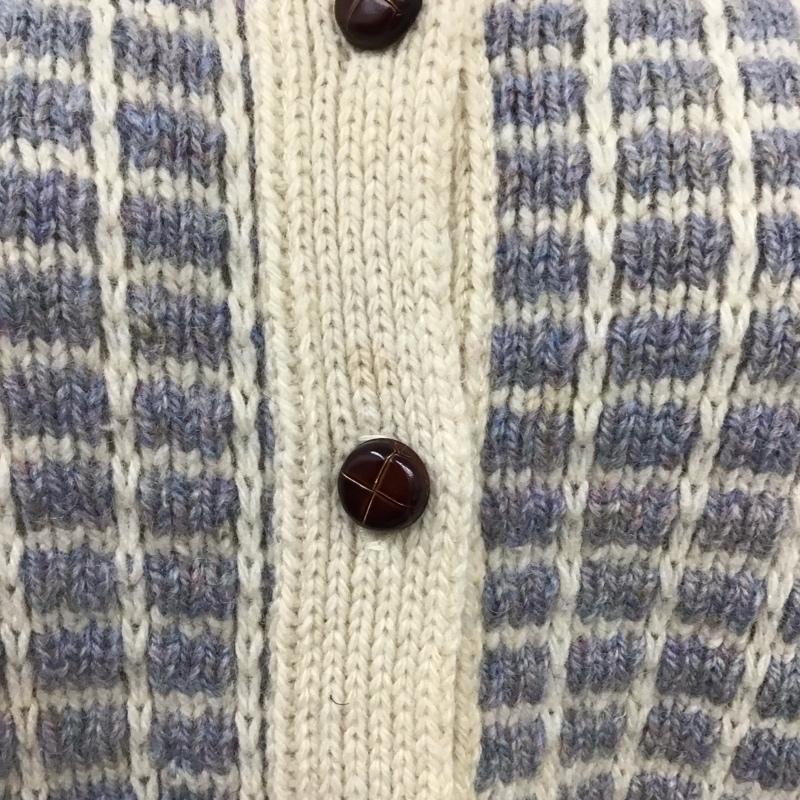 エルエルビーン L.L.Bean カーディガン 長袖 チェック マルチカラー / マルチカラー /  レディース USED 古着 中古 10121386