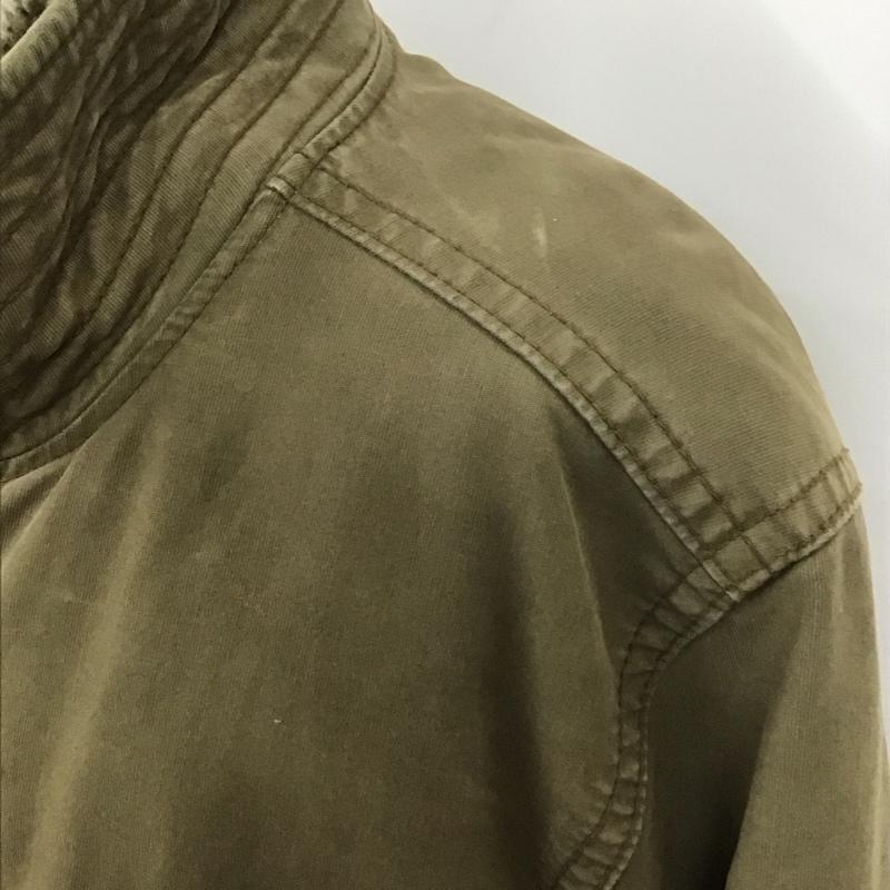 アバクロンビーアンドフィッチ ABERCROMBIE&FITCH ジャケット、上着 ジャンパー、ブルゾン ジップアップジャケット ジャンパー ジャケット カジュアルジャケット ミリタリージャケット L 無地 カーキ / カーキ /  メンズ USED 古着 中古 10109810