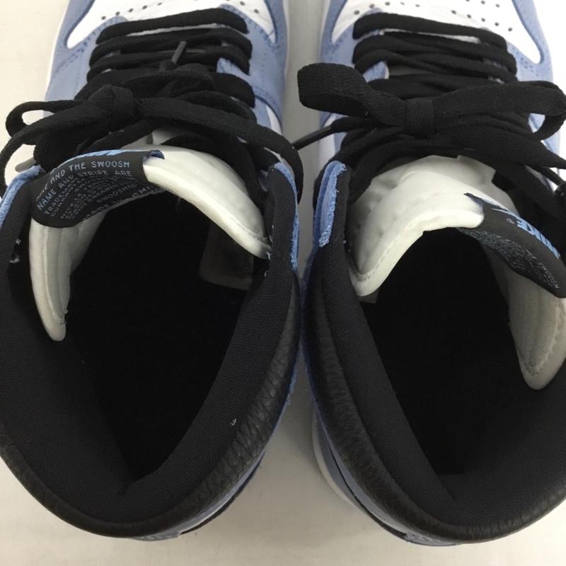 ナイキ NIKE スニーカー スニーカー 555088 134 AIR JORDAN 1 RETRO HIGH OG 28cm 箱有 28.0cm ロゴ、文字 白 / ホワイト / X 黒 / ブラック / X 水色 / ライトブルー /  メンズ USED 古着 中古 10145596